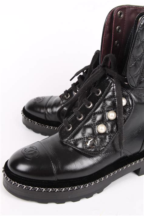 chanel combat boots 2015